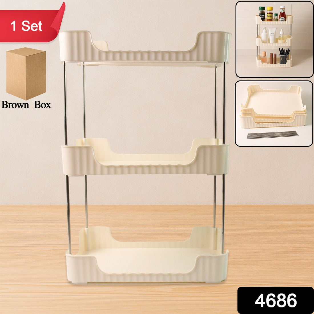 Rotating Spice Rack Organizer