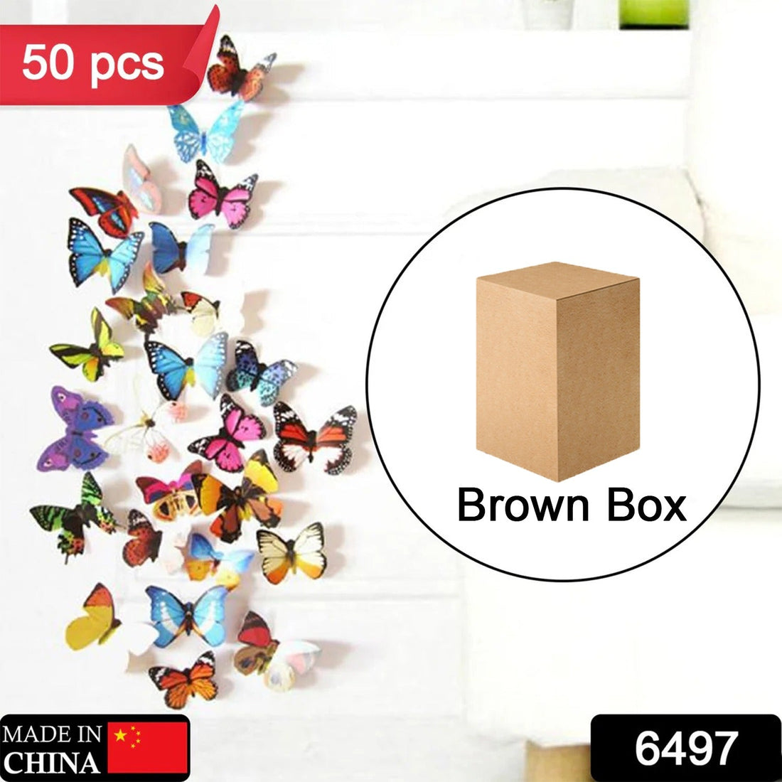 3D butterfly night lamp with illusion design.