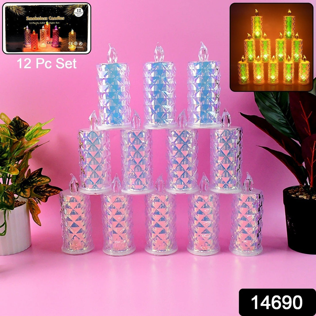 Smokeless LED Candles