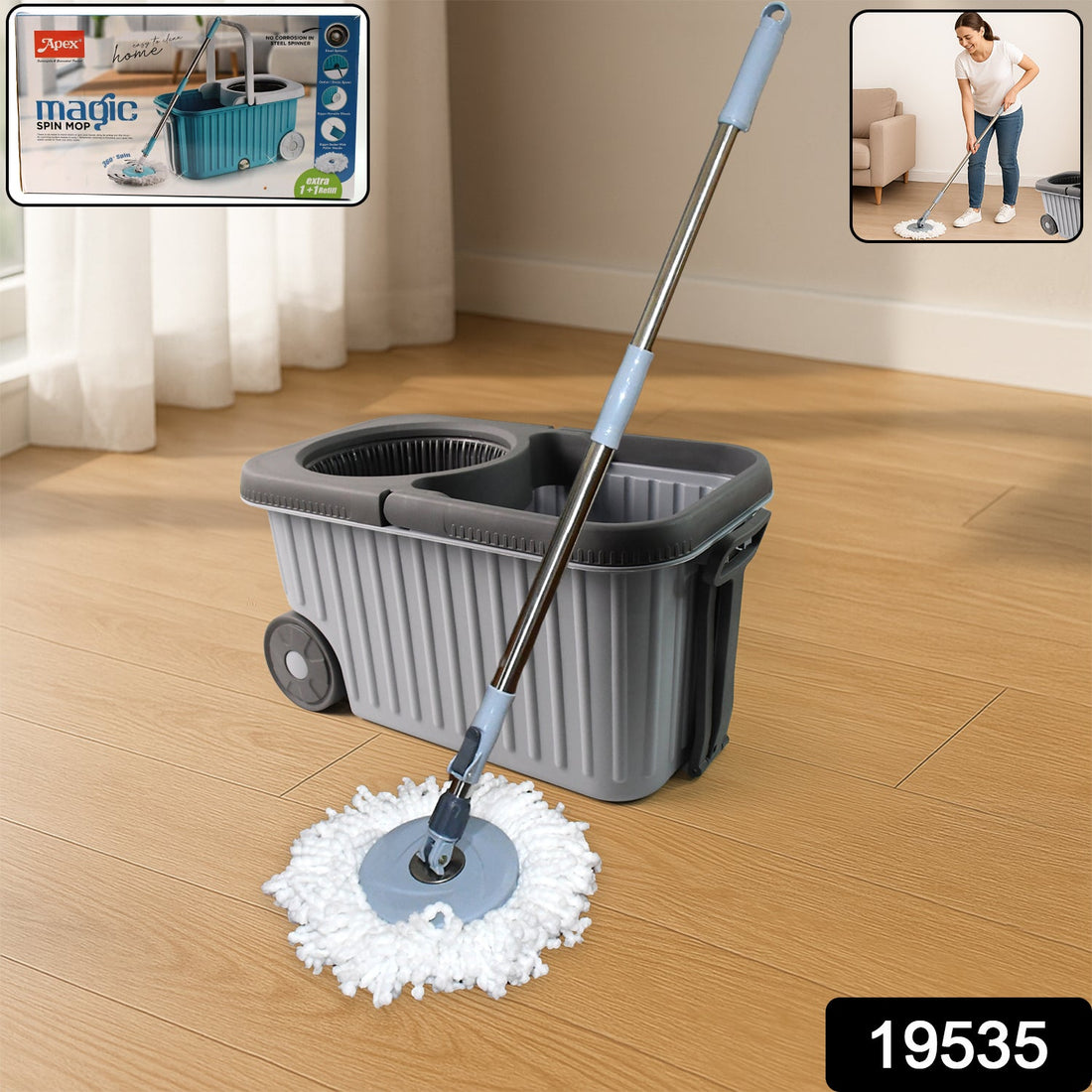 360° Spin Mop Cleaning Set