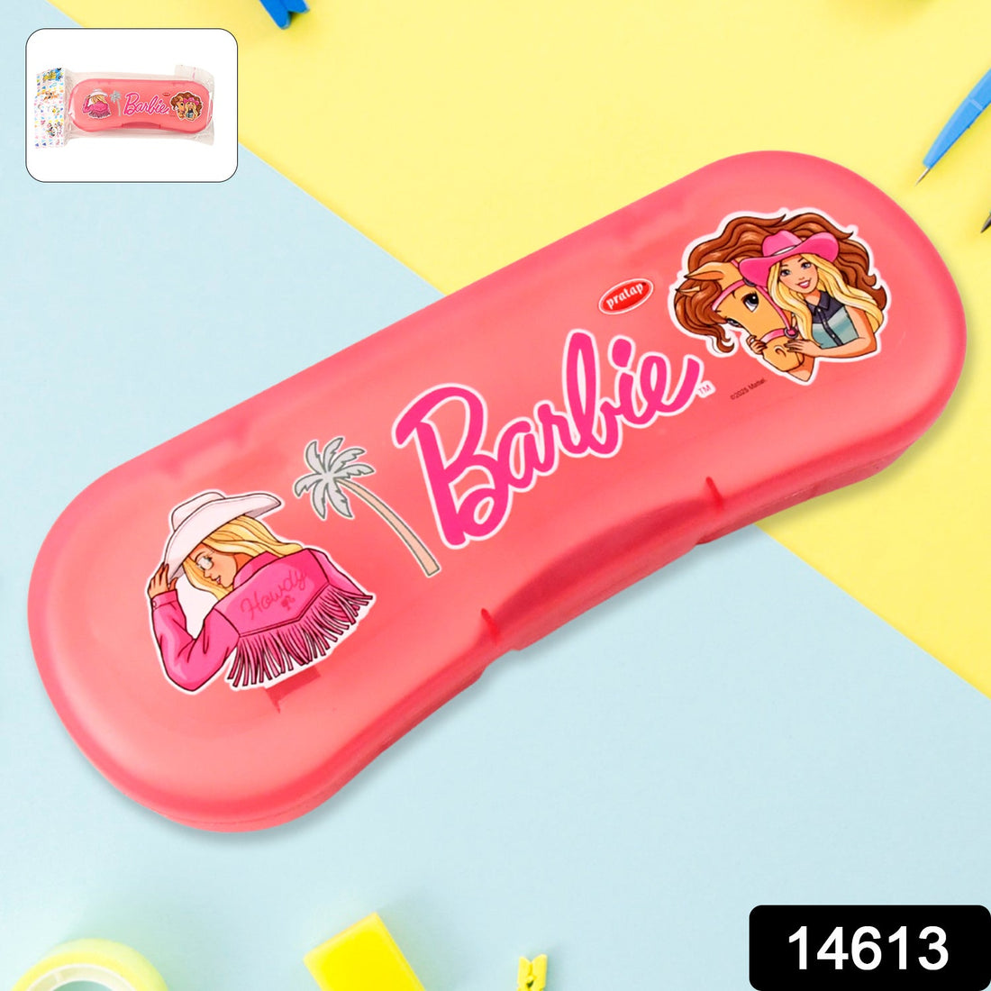 Cute Cartoon Printed Plastic Compass Box for Kids