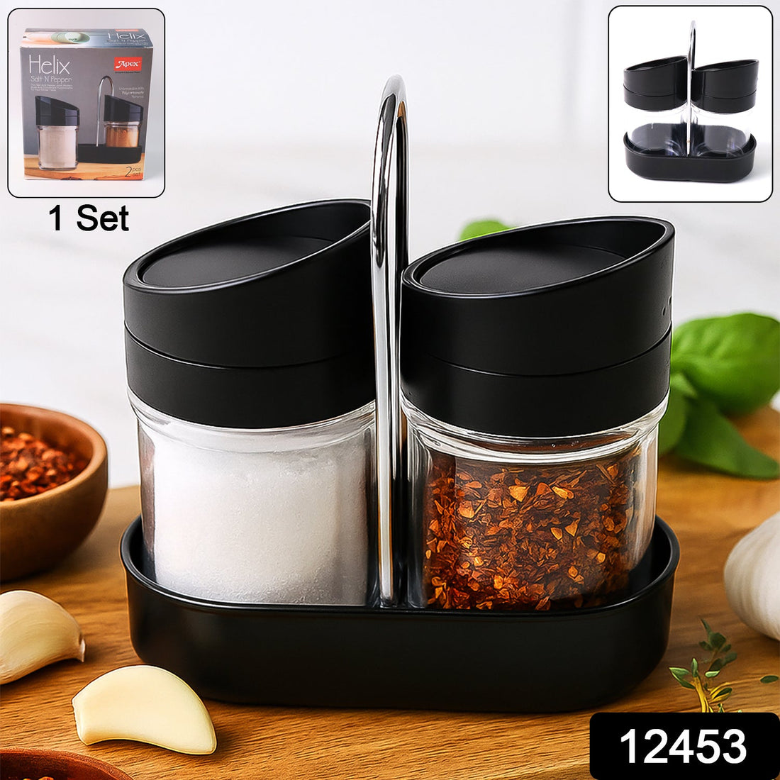 Plastic Jar Set with Stand