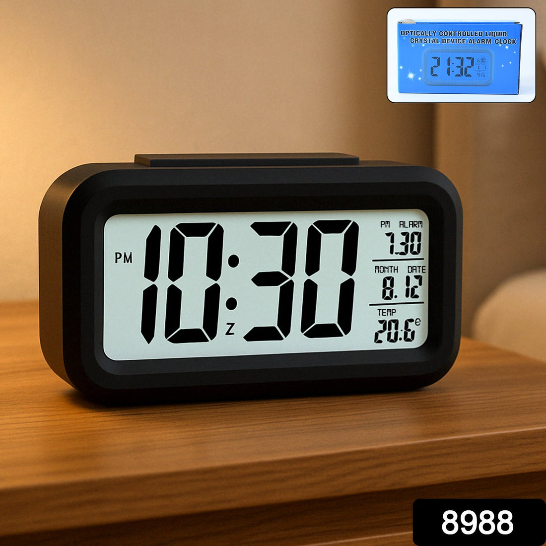 Lume Clock Backlit Alarm